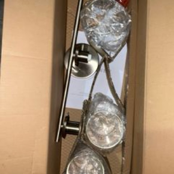 Champlain 22.375 in. 3-Light Brushed Nickel Modern Bathroom Vanity Light - Picture 3 of 5